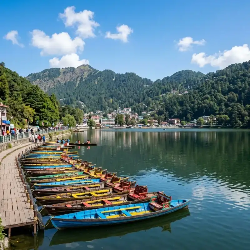 Uttarakhand Nainital Lake Himalayas mountain views